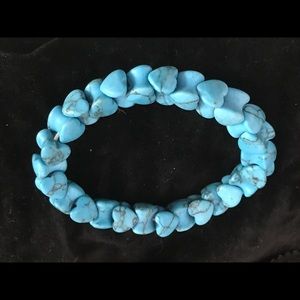 Turquoise Dyed Howlite Bracelet